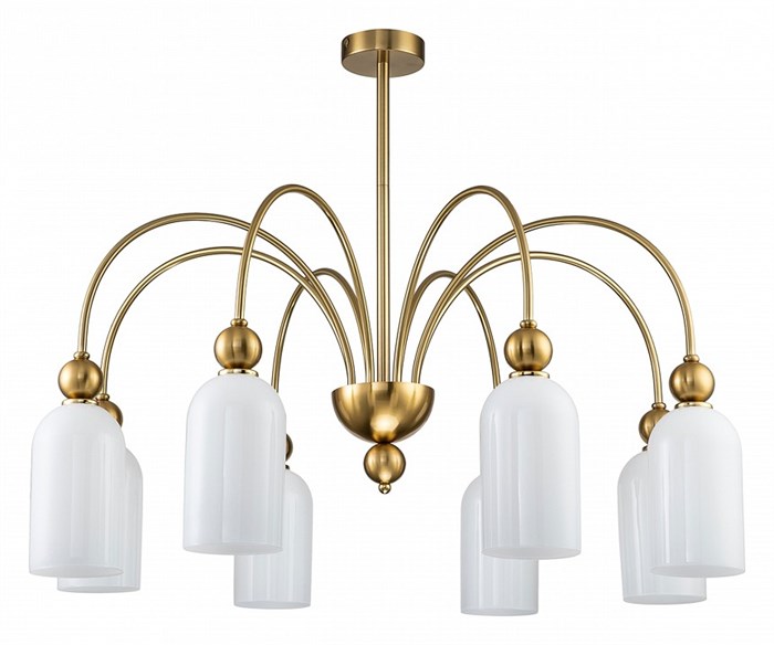 Люстра на штанге Escada Ode 686/8PL Copper - фото 4835056