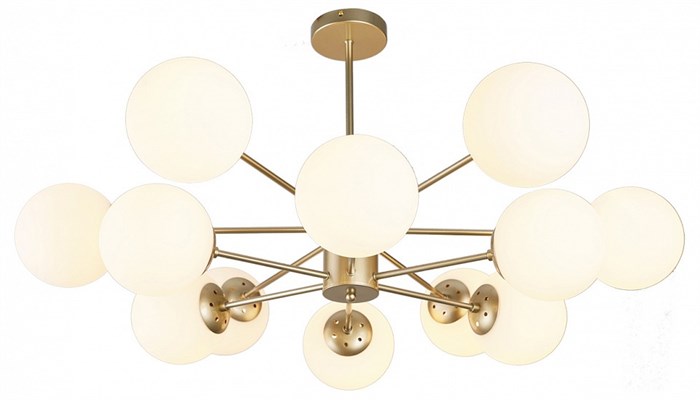 Люстра на штанге Escada ETHEREAL 2110/12P Gold - фото 4835123