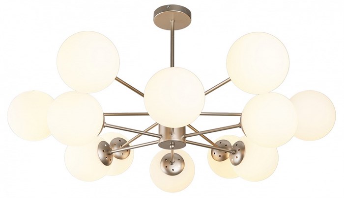 Люстра на штанге Escada ETHEREAL 2110/12P Nickel - фото 4835124