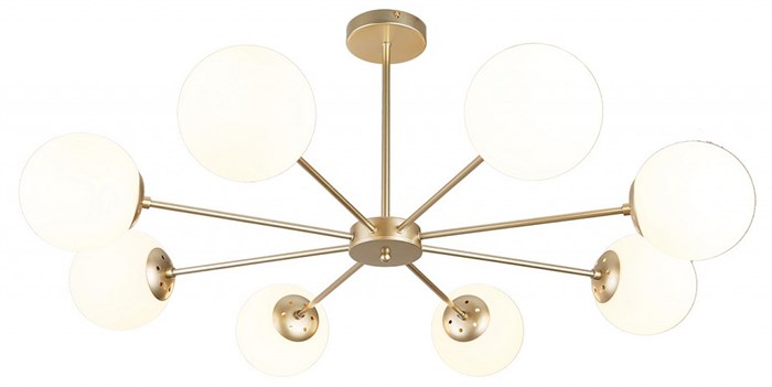 Люстра на штанге Escada ETHEREAL 2110/8P Gold - фото 4835125