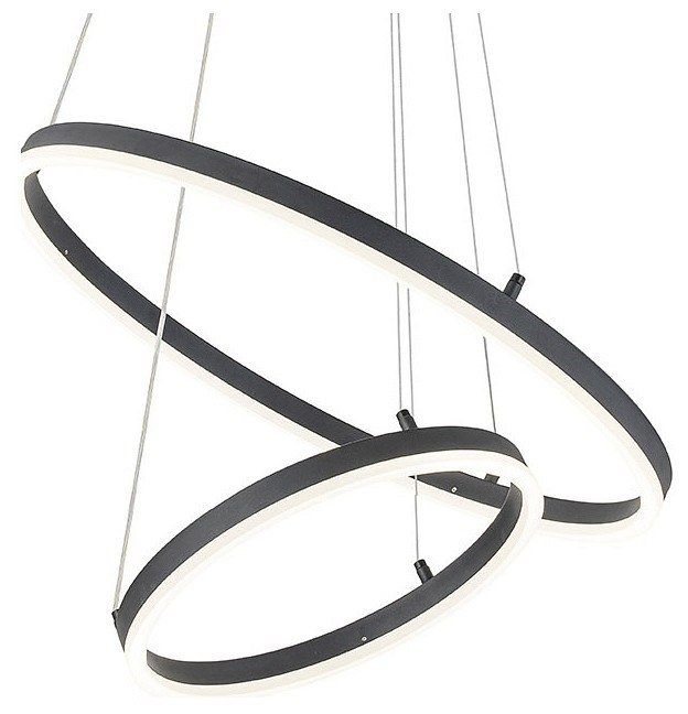 Подвесной светильник Escada Void 10254/2LED Black APP - фото 4835281