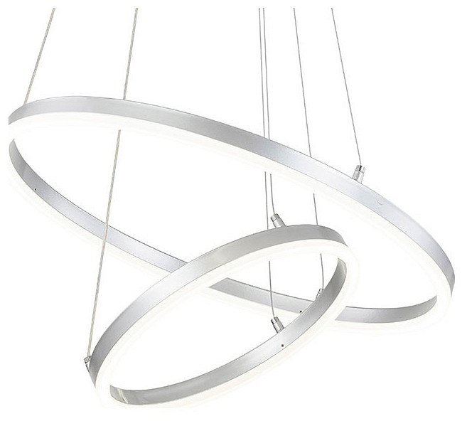 Подвесной светильник Escada Void 10254/2LED Silver APP - фото 4835296