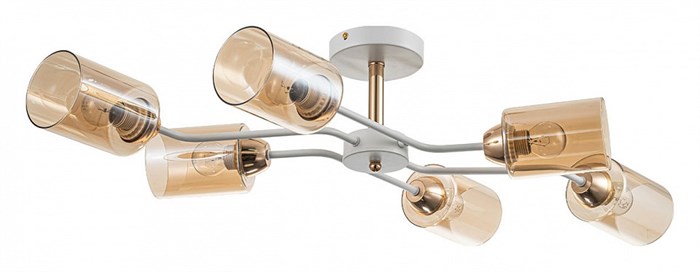 Люстра на штанге Escada Vertigo 1131/6P White/Gold - фото 4835533