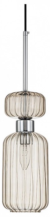 Подвесной светильник Escada Gloss 1141/1S Chrome/Beige - фото 4835565