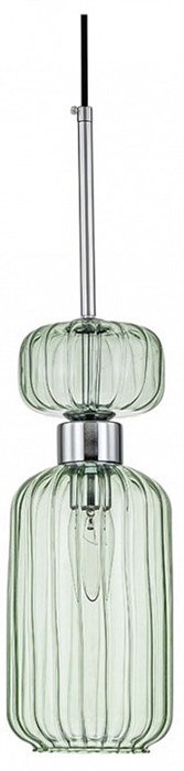 Подвесной светильник Escada Gloss 1141/1S Chrome/Green - фото 4835575