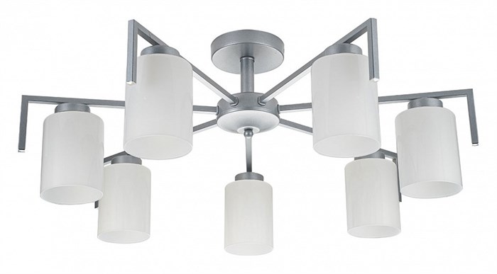 Люстра на штанге Escada Style 1142/7P Silver - фото 4835615