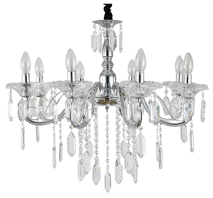 Подвесная люстра Escada Fantail 2111/8P Chrome - фото 4837709