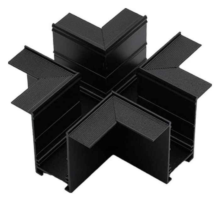 Соединитель X-образный для треков встраиваемых Aployt Magnetic track 220 APL.0283.00.05 - фото 4847147