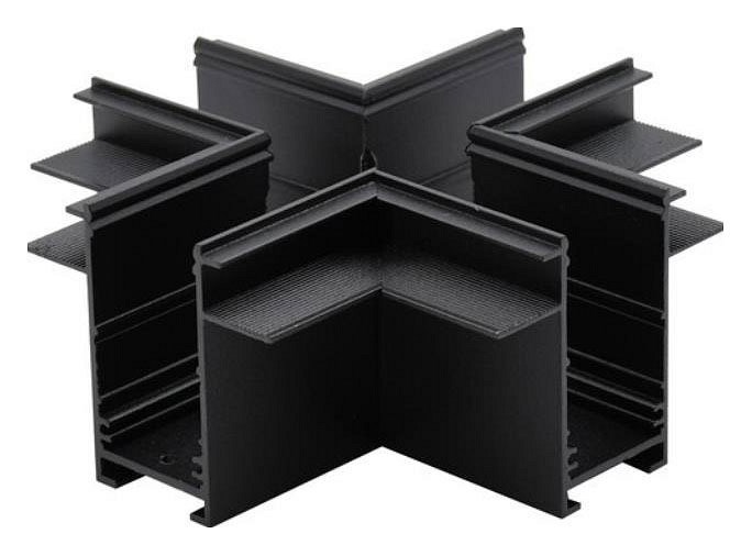 Соединитель X-образный для треков встраиваемых Aployt Magnetic track 220 APL.0285.00.04 - фото 4848363