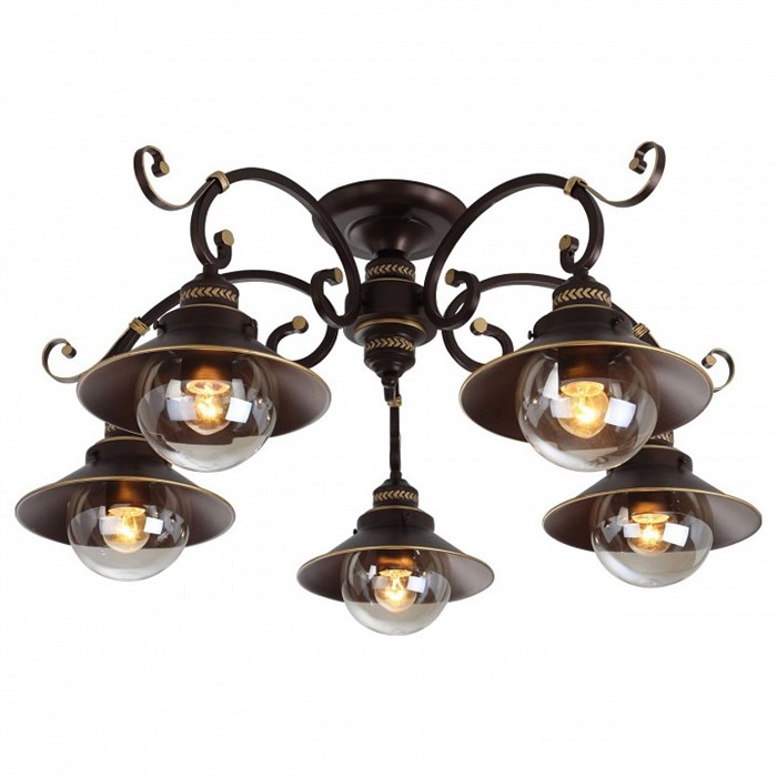 Потолочная люстра Arte Lamp Grazioso A4577PL-5CK - фото 4869146