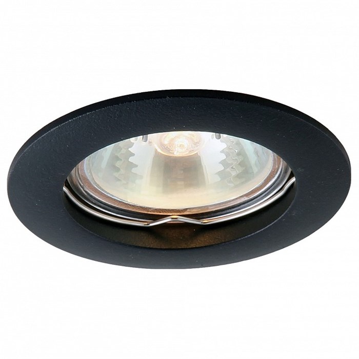 Встраиваемый светильник Arte Lamp Basic A2103PL-1BK - фото 4869162