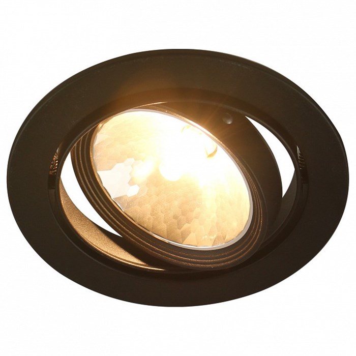 Встраиваемый светильник Arte Lamp Apus A6664PL-1BK - фото 4869510