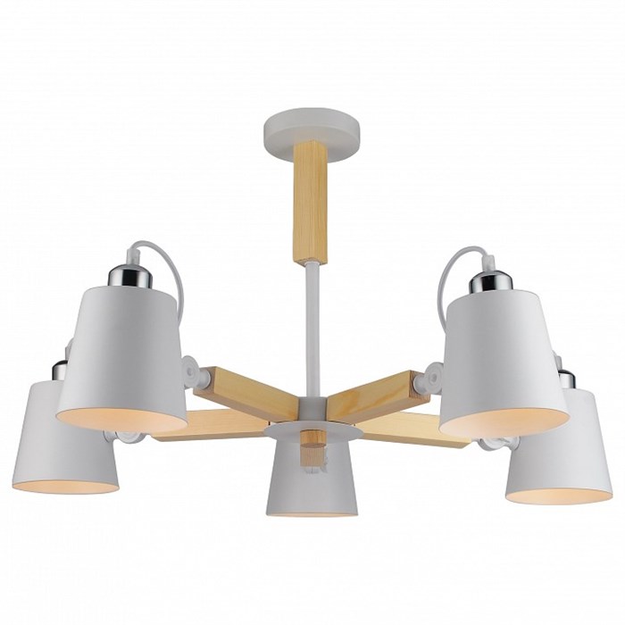 Люстра на штанге Arte Lamp Oscar A7141PL-5WH - фото 4869530