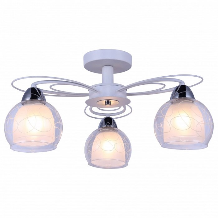Люстра на штанге Arte Lamp Sansa A7585PL-3WH - фото 4869531