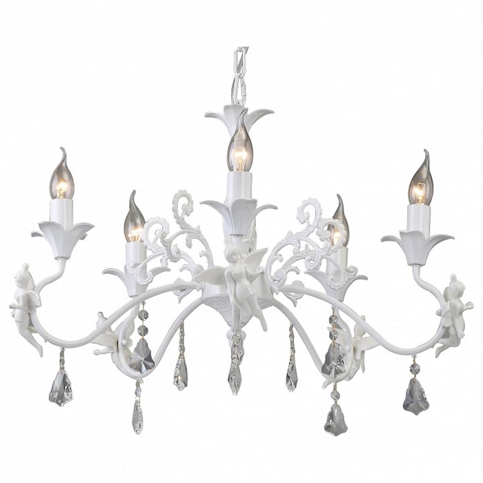 Подвесная люстра Arte Lamp Angelina A5349LM-5WH - фото 4870051