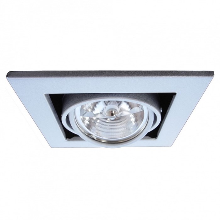 Встраиваемый светильник Arte Lamp Cardani Medio A5930PL-1SI - фото 4870090