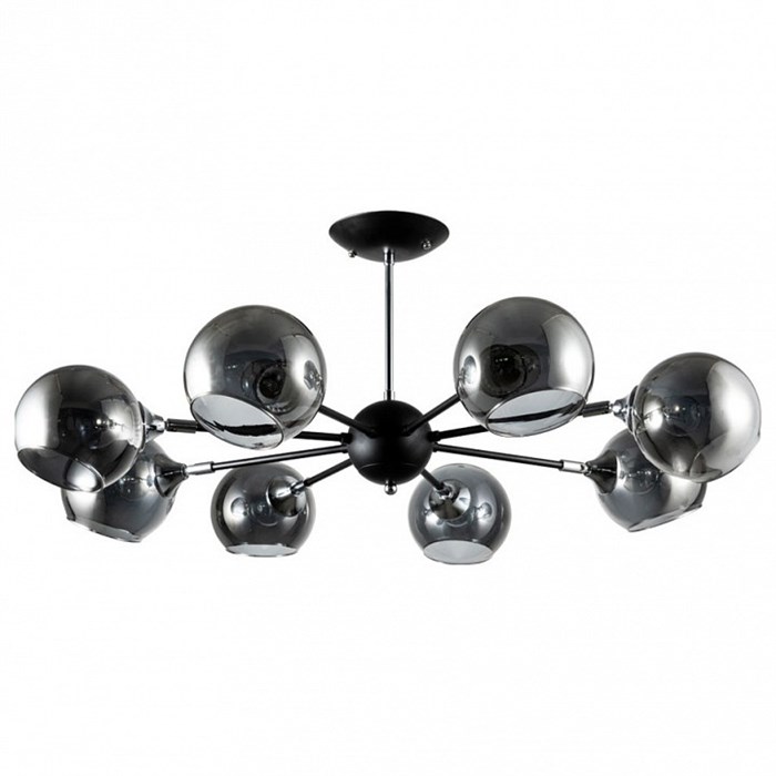 Люстра на штанге Arte Lamp Lagos A2708PL-8BK - фото 4870202