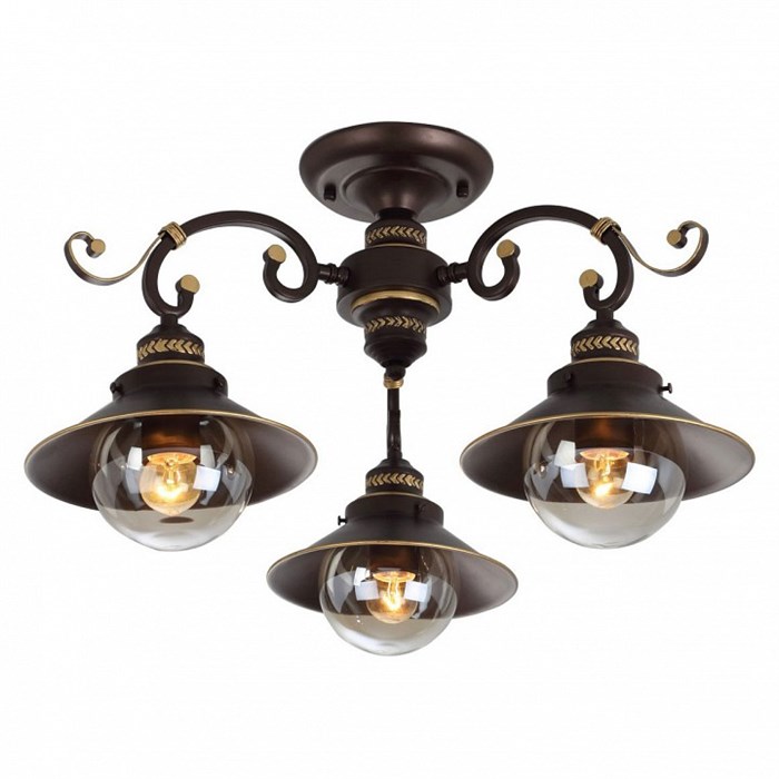 Потолочная люстра Arte Lamp Grazioso A4577PL-3CK - фото 4870278