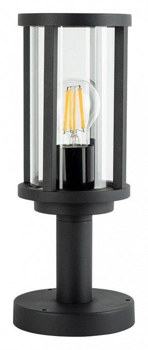 Наземный низкий светильник Arte Lamp Toronto A1036FN-1BK - фото 4870491