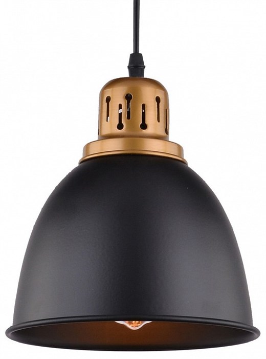 Подвесной светильник Arte Lamp Eurica A4245SP-1BK - фото 4870688