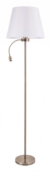 Торшер с подсветкой Arte Lamp Elba A2581PN-2AB - фото 4870784
