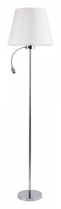 Торшер с подсветкой Arte Lamp Elba A2581PN-2CC - фото 4870893