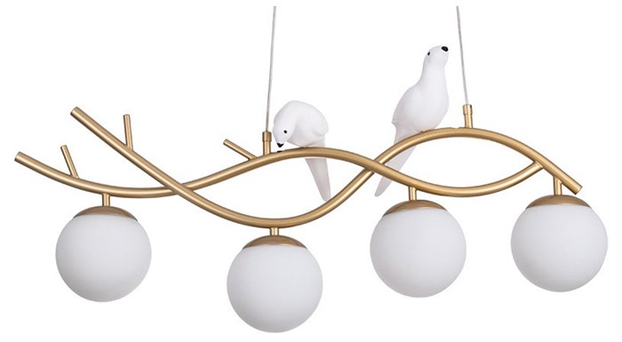 Подвесной светильник Arte Lamp Eltanin A3422SP-4GO - фото 4870956