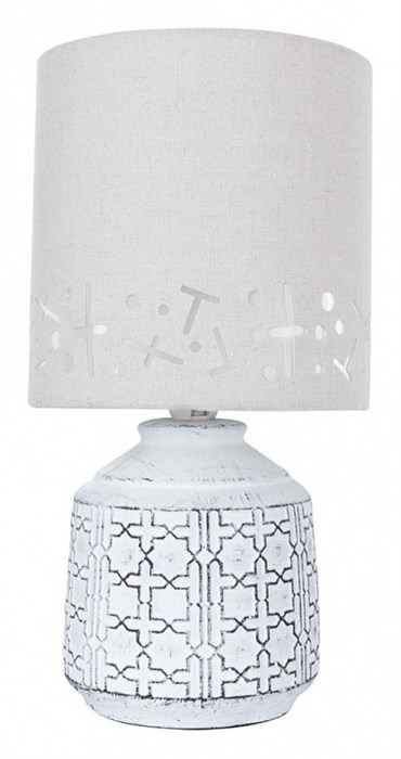 Настольная лампа декоративная Arte Lamp Bunda A4007LT-1WH - фото 4870987