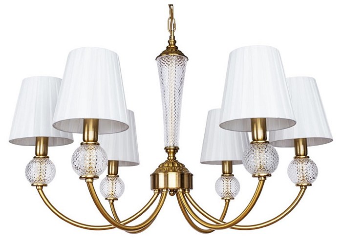 Подвесная люстра Arte Lamp Gracie A7301LM-6PB - фото 4871443