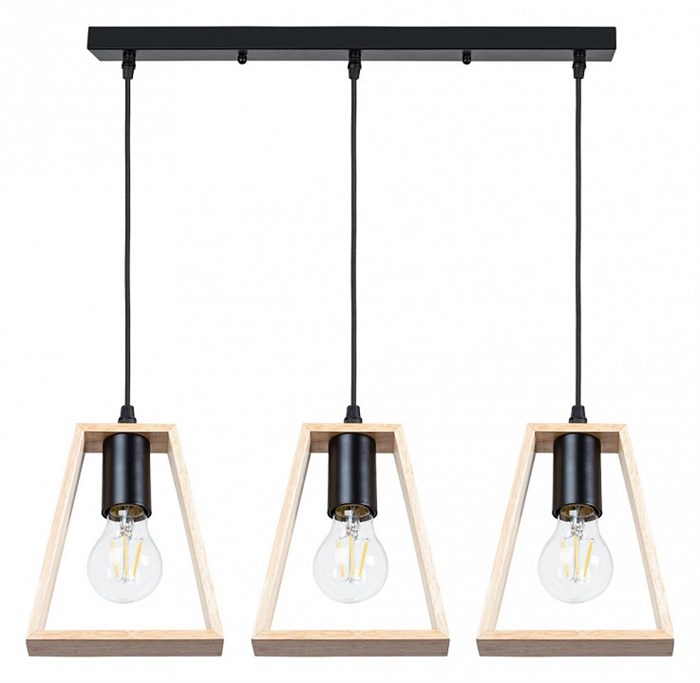Подвесной светильник Arte Lamp Brussels A8030SP-3BK - фото 4871611