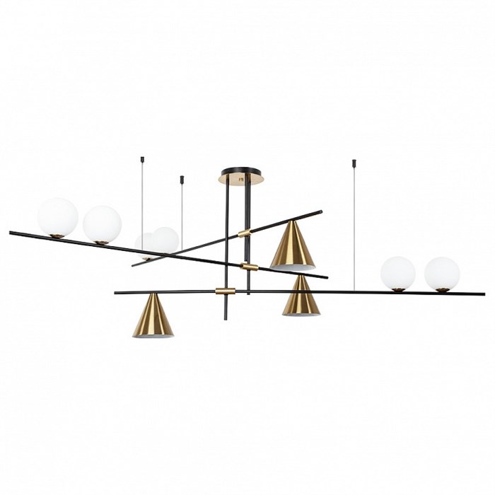 Подвесной светильник Arte Lamp Jacob A7029PL-9BK - фото 4871732