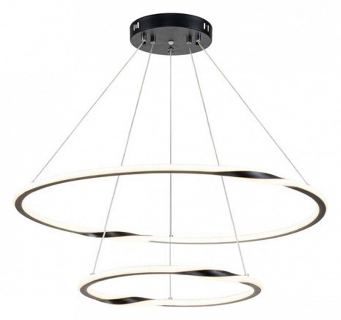 Подвесной светильник Arte Lamp Veritate A2211SP-2BK - фото 4872380