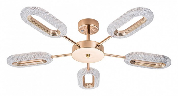 Люстра на штанге Arte Lamp Ovale A2489PL-5GO - фото 4872869