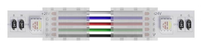 Соединитель лент гибкий Arte Lamp STRIP-ACCESSORIES A31-12-RGBW - фото 4872906