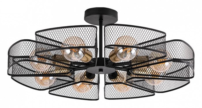 Люстра на штанге Arte Lamp Maasym A7044PL-8BK - фото 4873055