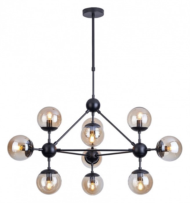 Люстра на штанге Arte Lamp Bolla A1664SP-10BK - фото 4873134