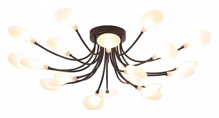 Потолочная люстра Arte Lamp Guimet A7423PL-20BK - фото 4873244