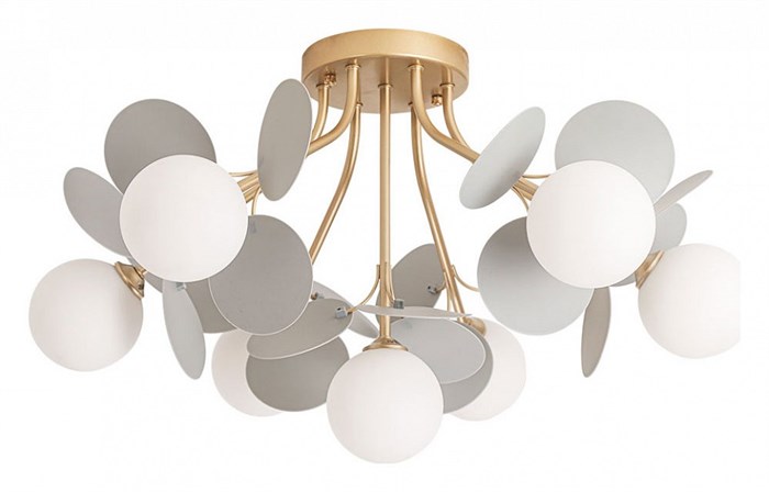 Потолочная люстра Arte Lamp Peacock A1369PL-7GY - фото 4873596