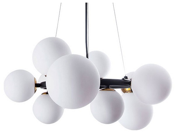 Подвесная люстра Arte Lamp Gemini A2243SP-10BK - фото 4873715