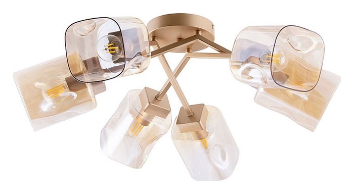 Потолочная люстра Arte Lamp Amfora A2318PL-6SG - фото 4873726