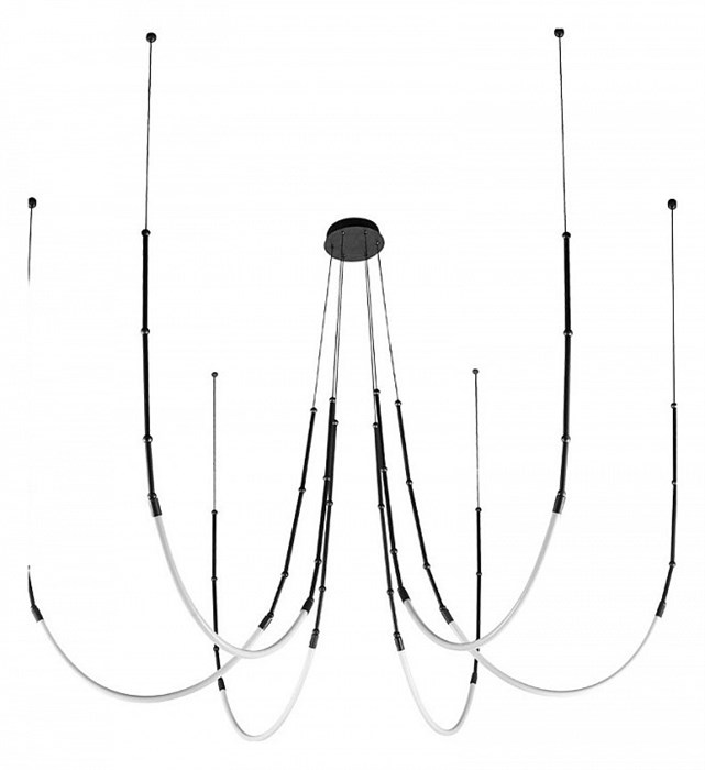 Подвесная люстра Arte Lamp Klimt A2850SP-42BK - фото 4873799