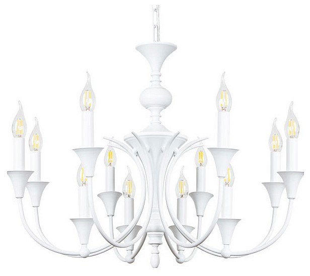 Подвесная люстра Arte Lamp Collinetta A4094LM-12WH - фото 4873865