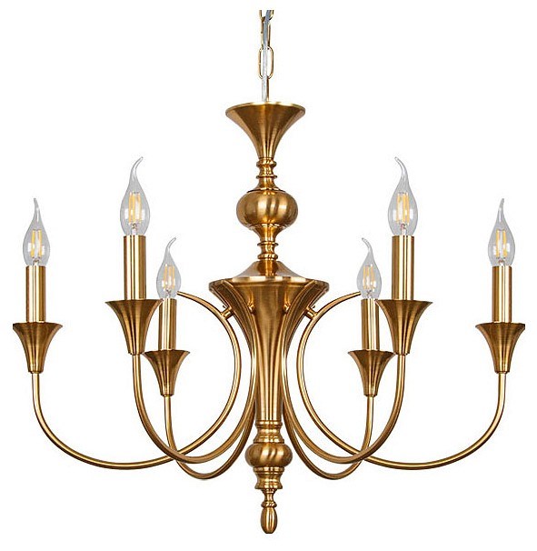 Подвесная люстра Arte Lamp Collinetta A4094LM-6PB - фото 4873867