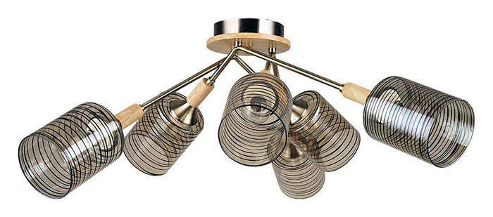 Потолочная люстра Arte Lamp Maria A4536PL-6AB - фото 4873895