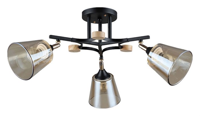 Люстра на штанге Arte Lamp Glassy A5078PL-3BK - фото 4873906