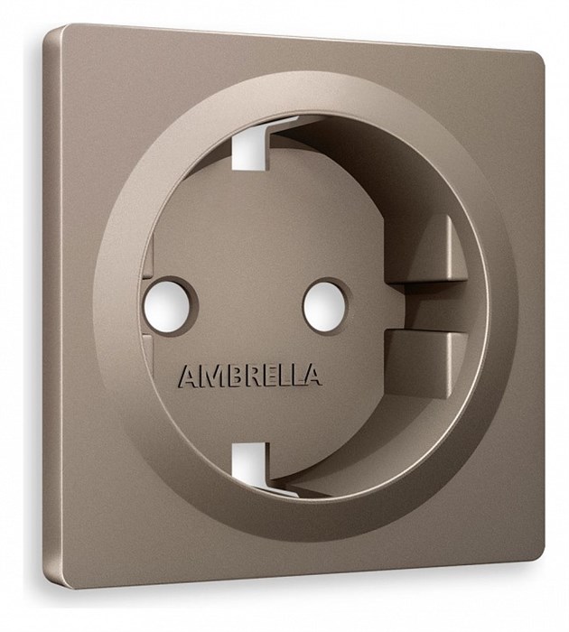 Накладка для розетки с заземлением Ambrella Volt Quant AP6360 - фото 4905190