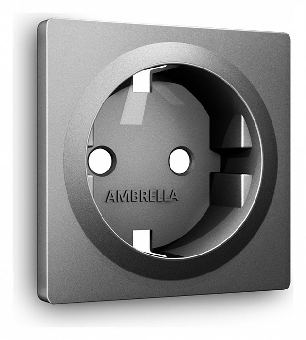 Накладка для розетки с заземлением Ambrella Volt Quant AP6560 - фото 4905220