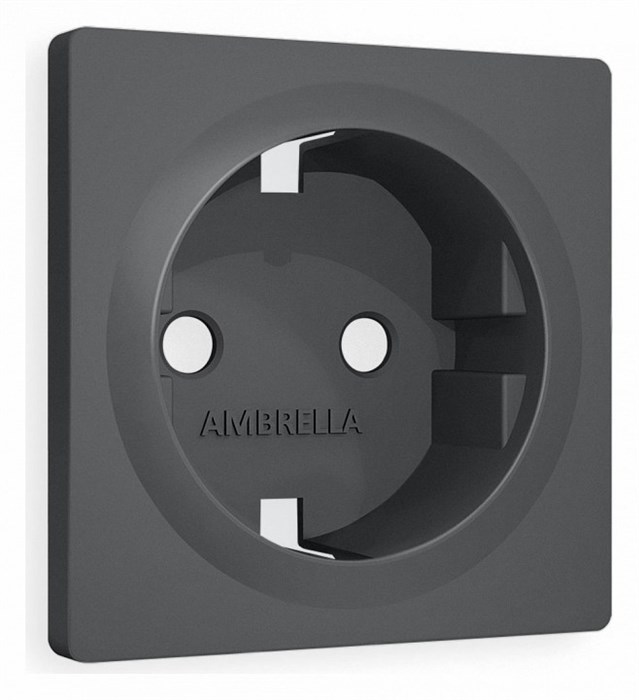 Накладка для розетки с заземлением Ambrella Volt Quant AP9060 - фото 4905287