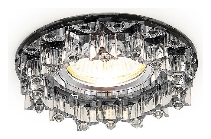 Встраиваемый светильник Ambrella Light Crystal K370 K370 BK - фото 4905853