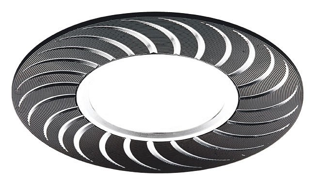 Встраиваемый светильник Ambrella Light Classic A720 A720 BK/AL - фото 4905947